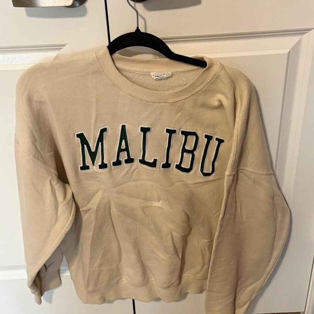 Reflex Men's Cream and Tan Sweatshirt
